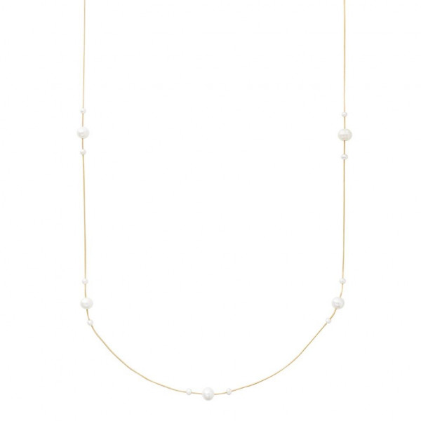 Sence Copenhagen Kette Silence matt gold 100 cm