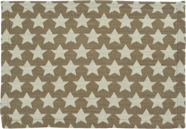 sander Tischdecke Stars Taupe 85 x 85