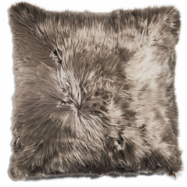 Natures Collection Luxus-Alpaka-Kissen Taupe