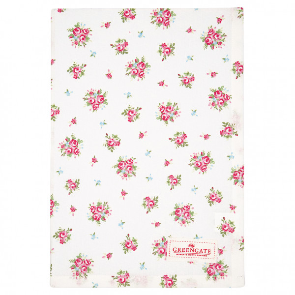 Greengate Geschirrtuch Abigail white