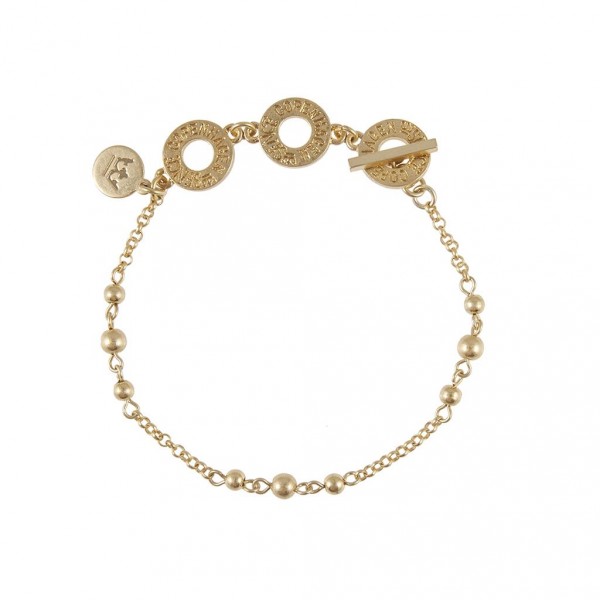 Sence Copenhagen Be Creative Armband worn gold