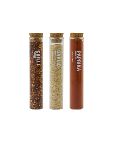 Nicolas Vahé Spices Set 3tlg. Chilli, Knoblauch, Smoked Paprika