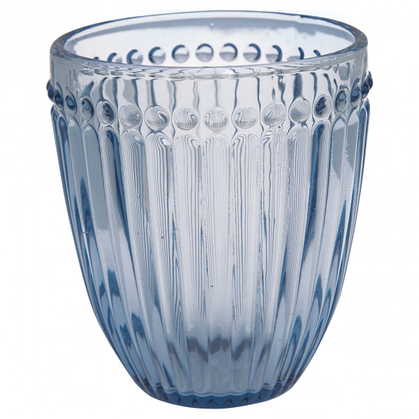Greengate Wasserglas Alice blue