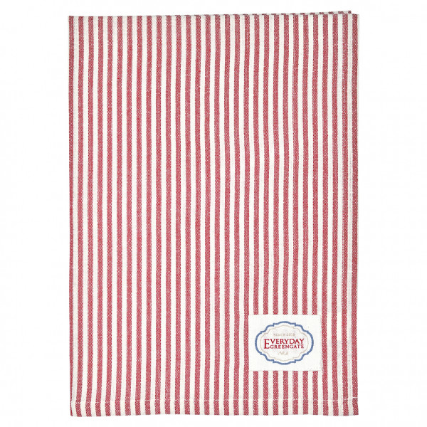Greengate Geschirrtuch Alice stripe red