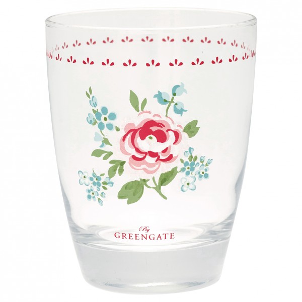 Greengate Wasserglas Meryl white