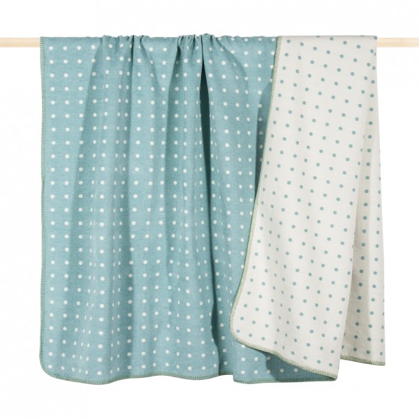 pad design Wolldecke DOT dusty aqua