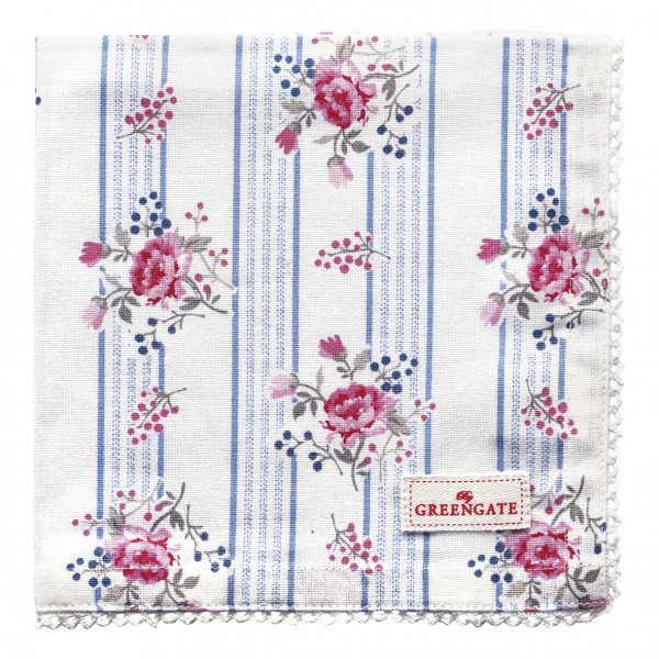 Greengate Stoffserviette Fiona pale blue