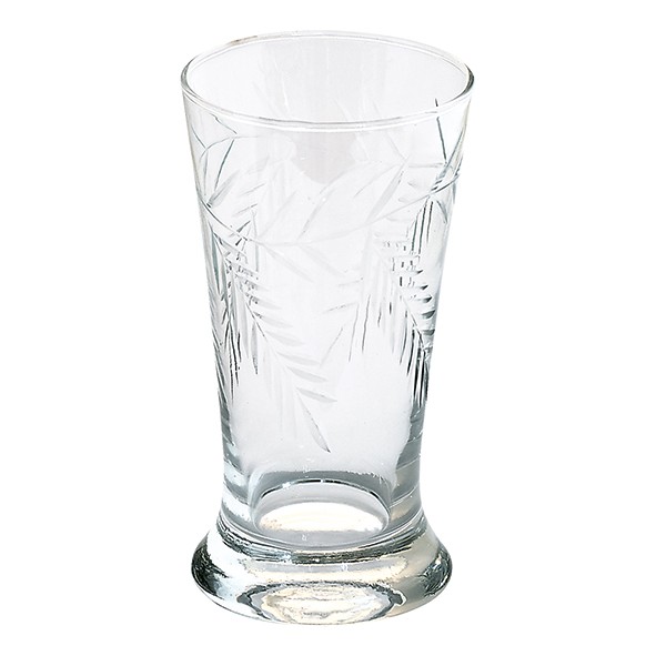 Greengate Wasserglas clear leaf medium