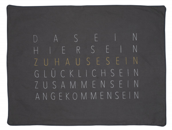 räder XXL- Kissen "DA SEIN HIER SEIN..."