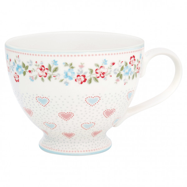 Greengate Teacup Sonia White