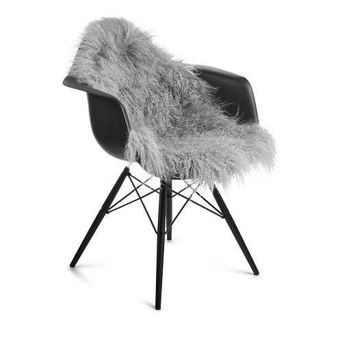 Natures Collection Tibet-Lammfell Light Grey