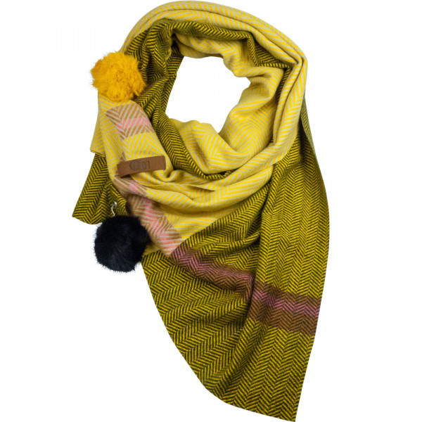 LOT83 Schal Juul Ocker