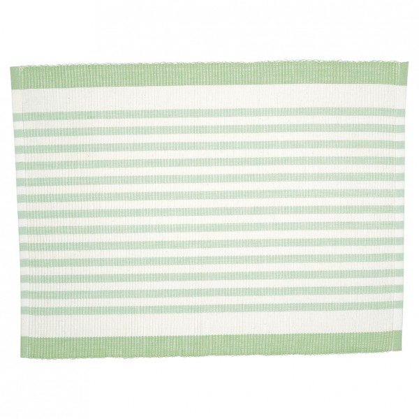 Greengate Platzset Alice Stripe pale green