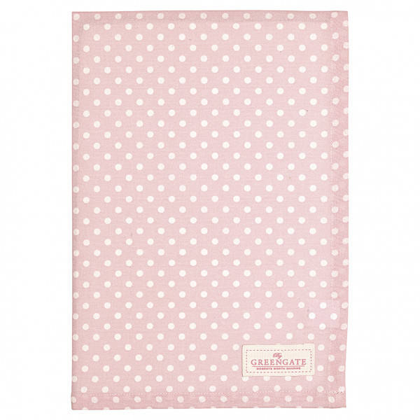 Greengate Geschirrtuch Spot pale pink