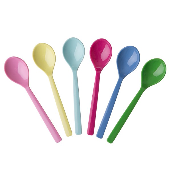 Rice Melamin Löffel 6er Set Classic Colors