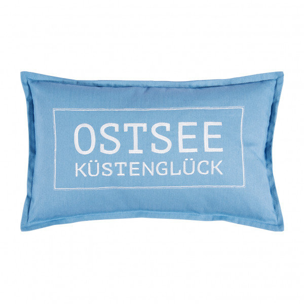 pad design Kissenhülle Coast Dusty Blue Ostsee 30 x 50