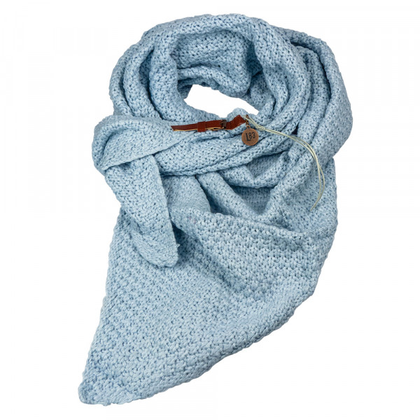 LOT83 Dreieck-Schal Lot Hellblau