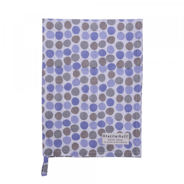 Krasilnikoff Geschirrtuch Konfetti Blue
