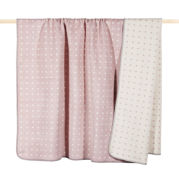 pad design Wolldecke DOT Dusty Pink