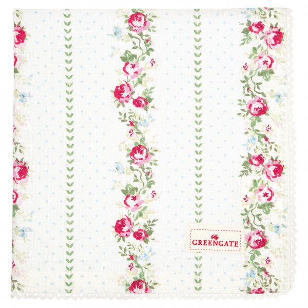 Greengate Stoffserviette Gabby white