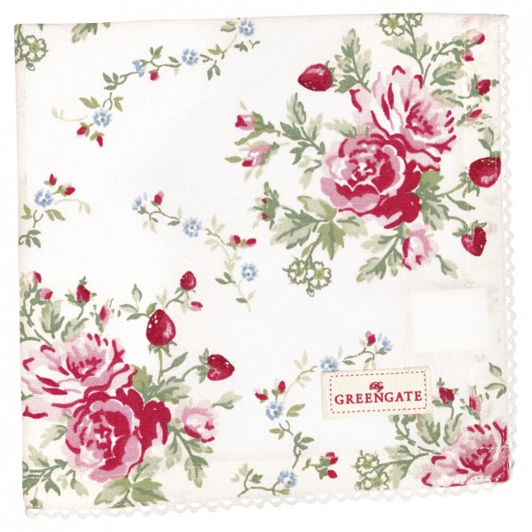 Greengate Stoffserviette Mary white