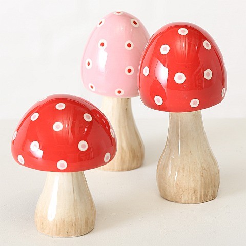 Dekopilz in 3 Varianten H 10-14 cm