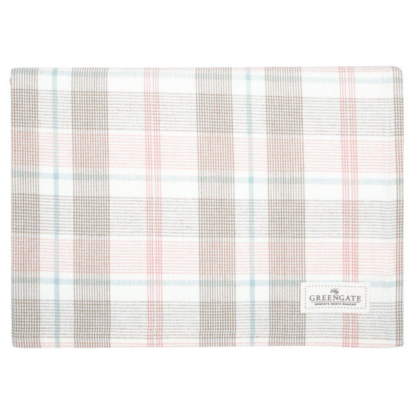 Greengate Tischdecke Kitty white 150 x 150 cm