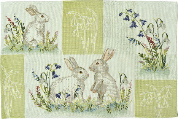 sander Tischset Bunnies Patch 32 x 48