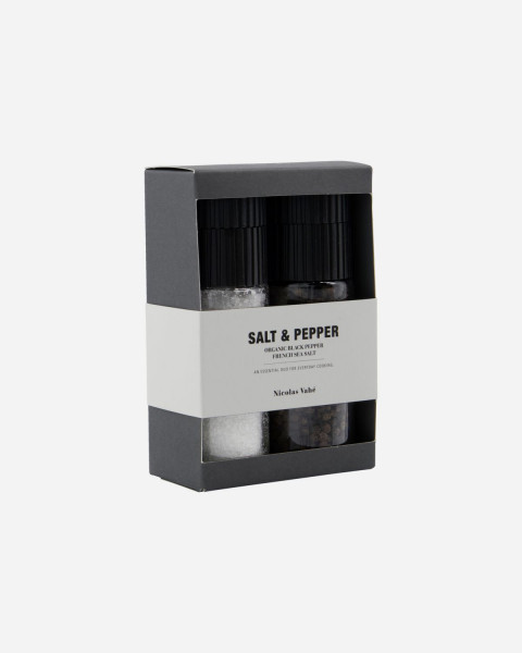 Nicolas Vahé Geschenkbox Organic Black Pepper & French Sea Salt 2tlg.