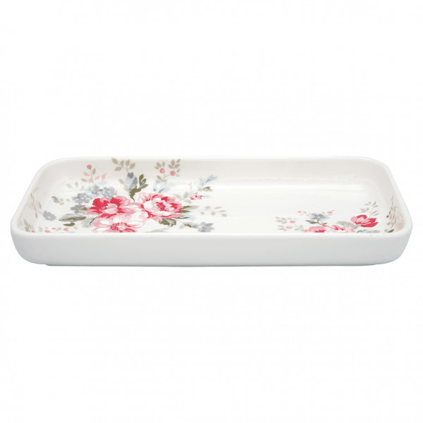 Greengate Tablett Small Elouise White