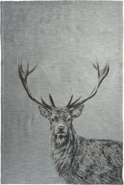 sander Plaid Big Buck Grau 134 x 200