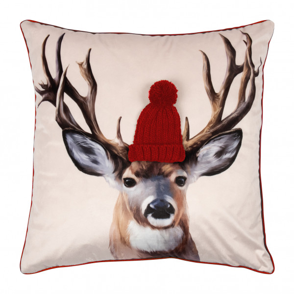 pad design Kissenhülle Reindeer Red 50 x 50