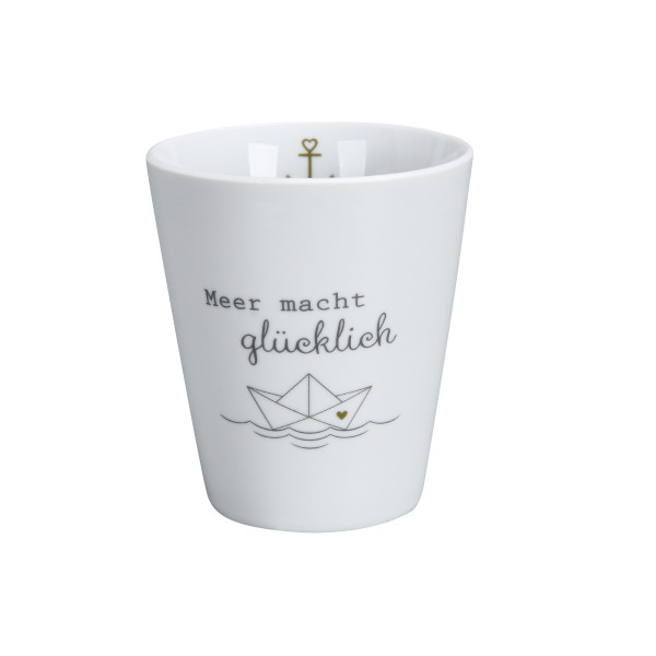 Krasilnikoff Happy Mug "Meer macht glücklich"