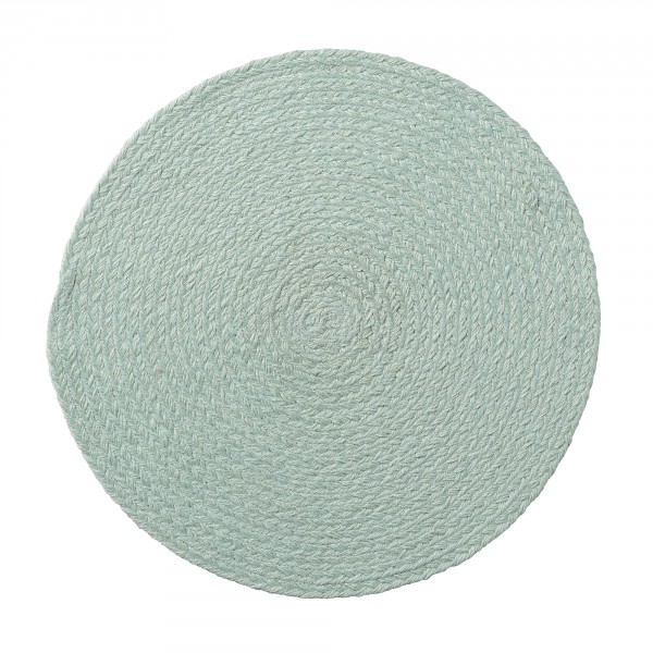 Bloomingville Platzset, Türkis, Jute
