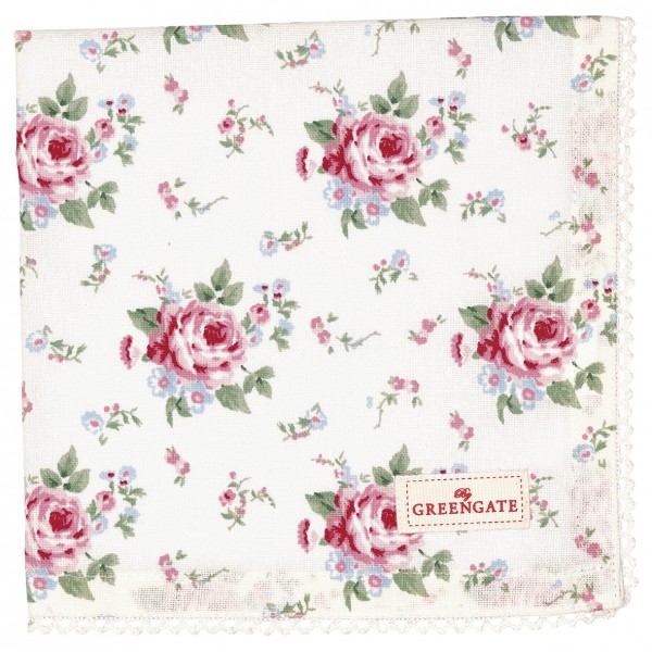 Greengate Stoffserviette Marley petit white