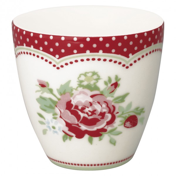 Greengate Mini Latte Cup Lily Mary white