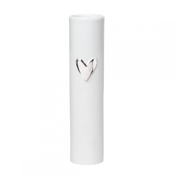 räder Living Vase Herz Silber