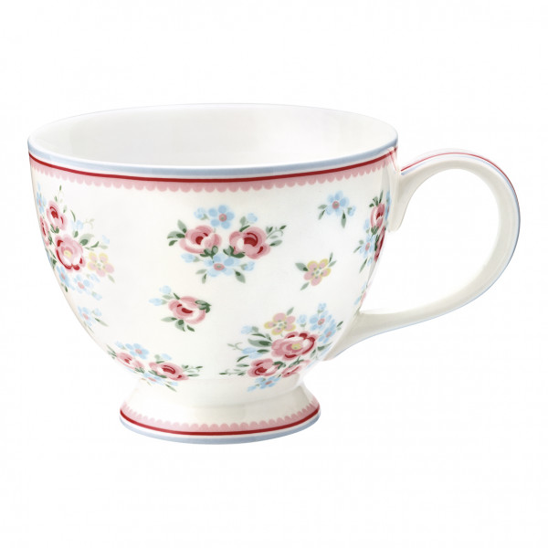 Greengate Teetasse Nicoline white